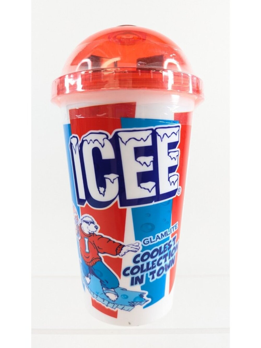 GlamLite Icee Lip Gloss Trio Set + Reusable Cup & Lid - LIMITED Edition - NEW